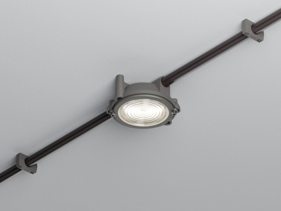 Уличные наружные потолочные светильники Genuit SPOT GRAPHITE