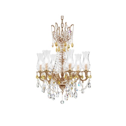 Подвесные светильники Possoni Illuminazione QUEEN 095/6-SH/G