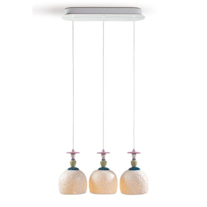 Подвесные светильники Lladro MADEMOISELLE LINEAL CANOPY 3 GAZING