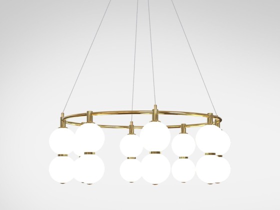 Подвесные светильники Marc Wood Studio ECHO CHANDELIER CIRCULAR SMALL