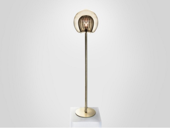 Напольный светильник Marc Wood Studio PLEATED CRYSTAL SMOKE