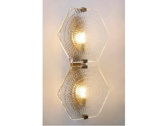 Бра - настенная лампа Patinas Lighting HEXXA WALL LIGHT 02 LIN