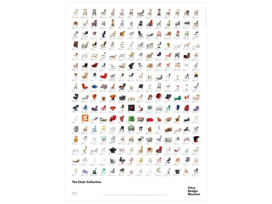 Плакаты Vitra CHAIR COLLECTION POSTER