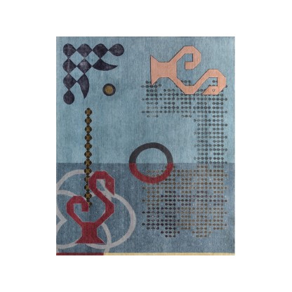 Ковер Jaipur Rugs AKWB-7004 BALSAM GREEN/DENIM ASH