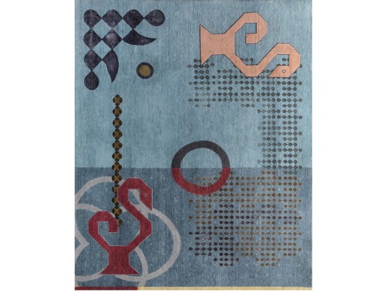 Ковер Jaipur Rugs AKWB-7004 BALSAM GREEN/DENIM ASH