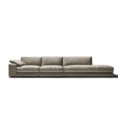 Прямой диван с одним подлокотником Black Tie DANTE