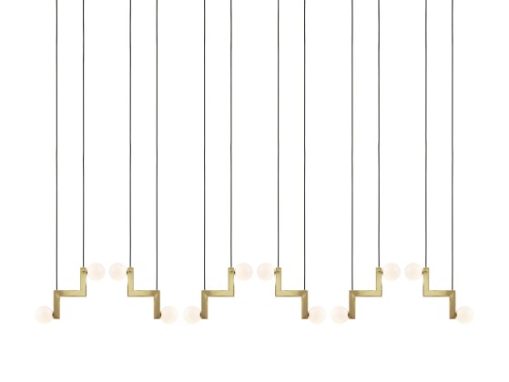 Подвесные светильники Marc Wood Studio ZIG 6 PIECE