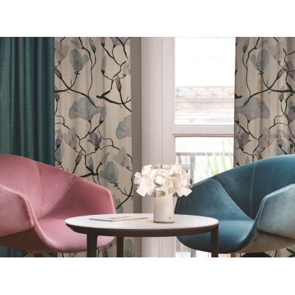 Ткань для штор Inkiostro Bianco GEORGETTE HOTARU