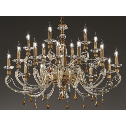 Подвесные светильники Euroluce Lampadari VENERE L12+6 TOP