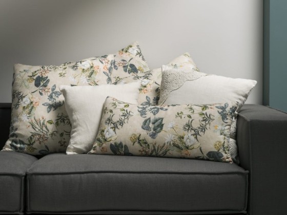 Диванные подушки LA FABBRICA DEL LINO STAMPA ERBARIO