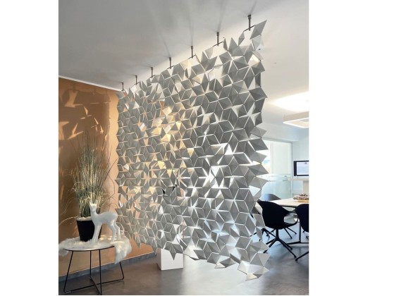 Перегородки bloomming FACET Hanging Room Divider 238x207cm