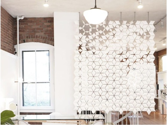 Перегородки bloomming FACET Hanging Room Divider 204x246cm