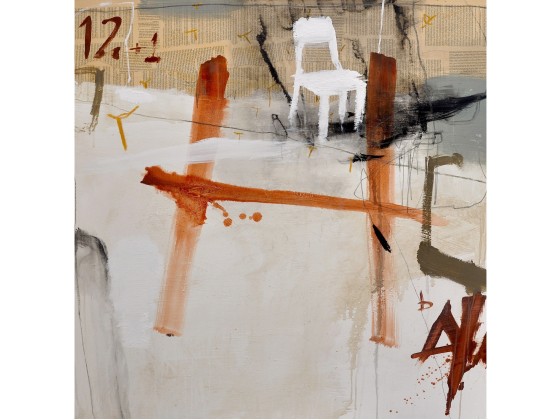 Картина NOVOCUADRO ART COMPANY Silla blanca