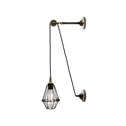 Бра - настенная лампа Mullan Lighting APOCH PULLEY CAGE WALL LIGHT