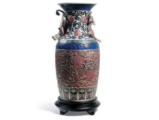 Ваза Lladro ORIENTAL VASE RED