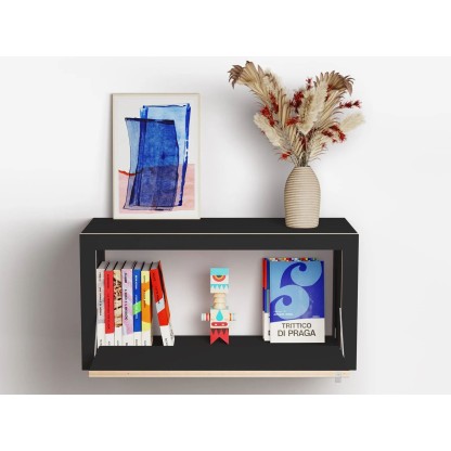  AMBIVALENZ FLPPS BOX SIDEBOARD 80x40x40 - BLACK