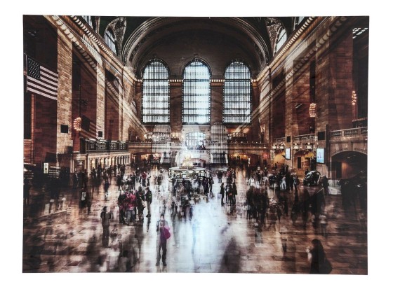 Печатает на стекле KARE Design GRAND CENTRAL STATION