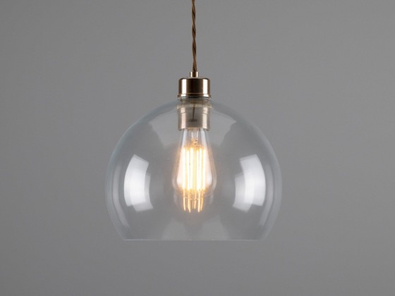 Подвесные светильники Mullan Lighting EDEN 250MM CLEAR SPHERE PENDANT