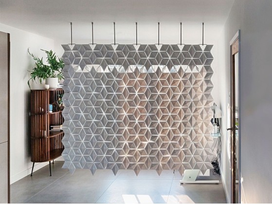 Перегородки bloomming FACET Hanging Room Divider 238x187cm