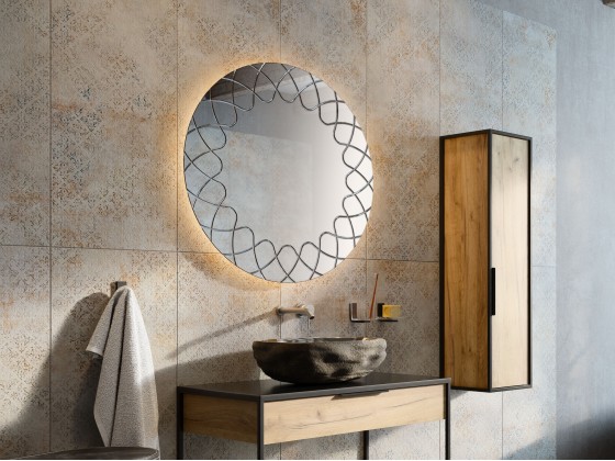 Зеркало для ванной комнаты KOH-I-NOOR GRAFFI