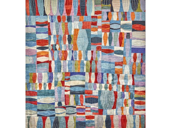 Ковер Zollanvari QUILT CRAZY, BLUE, RED &amp; LILAC