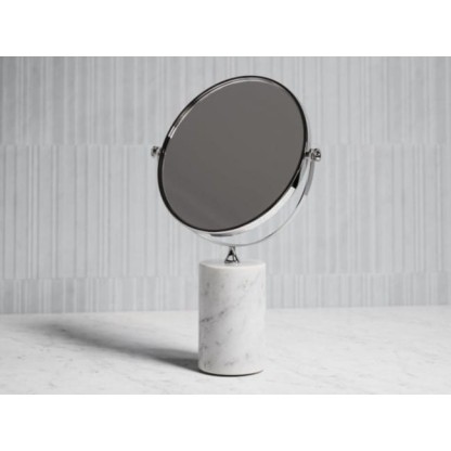 Зеркало круглое из каррарского мрамора LUSSO ELERA