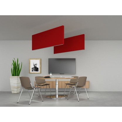 Самонесущие звукоизолирующие подвесные потолки Caruso Acoustic FLAG