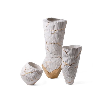 Ваза Fos Ceramiche ANEMOS GOLD