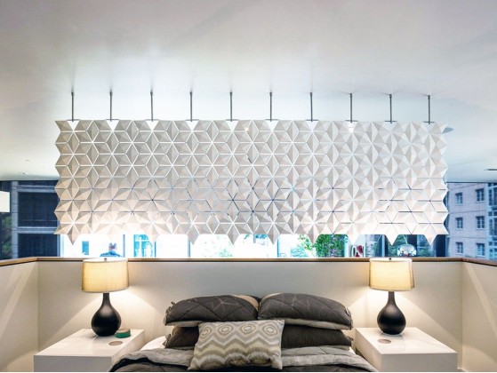 Перегородки bloomming FACET Hanging Room Divider 340x108cm