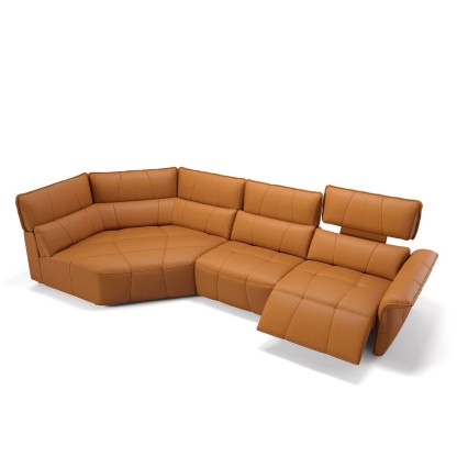 Диван в обивке кожа - Sofanella ADRIA