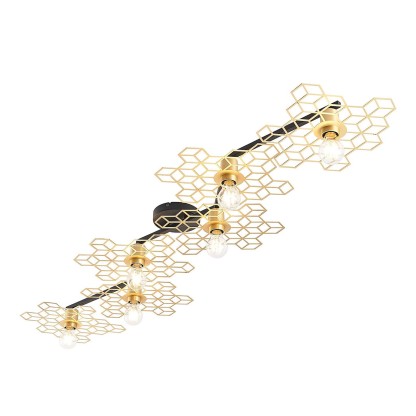 Потолочные светильники Lucande ALEXARU GOLD 6