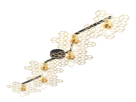 Потолочные светильники Lucande ALEXARU GOLD 6