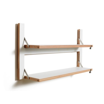 Книжные шкафы AMBIVALENZ FLPPS 80x40x2 - WHITE