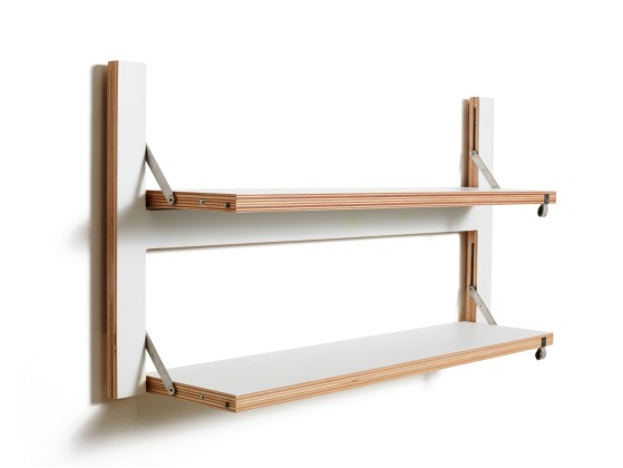 Книжные шкафы AMBIVALENZ FLPPS 80x40x2 - WHITE