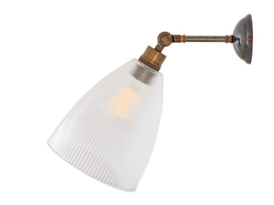 Бра - настенная лампа Mullan Lighting HALE PRISMATIC RAILWAY GLASS WALL LIGHT