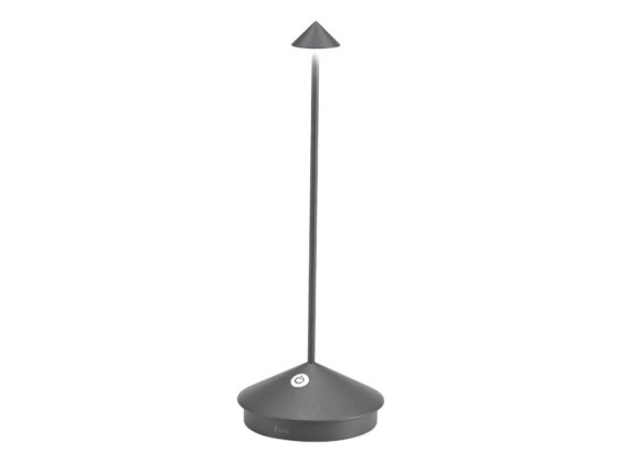 Уличные настольные лампы In Stock ZAFFERANO - PINA PRO DARK GREY