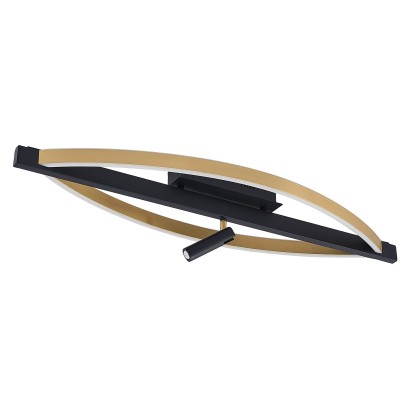 Потолочные светильники Lucande MATWEI OVAL BRASS