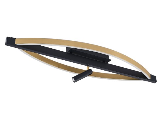 Потолочные светильники Lucande MATWEI OVAL BRASS