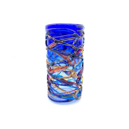 Ваза YourMurano CHROMA TUBE BLUE