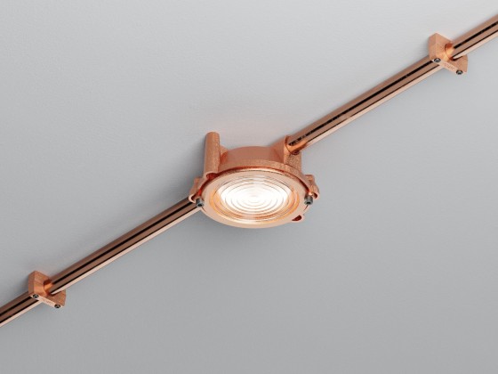 Уличные наружные потолочные светильники Genuit SPOT COPPER