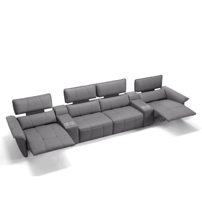 Диван для кинозала от фабрики Sofanella модель ADRIA KINO