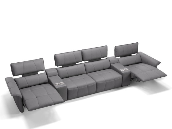 Диван для кинозала от фабрики Sofanella модель ADRIA KINO
