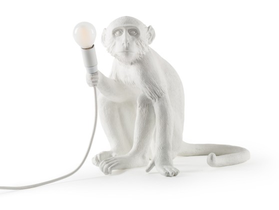 Уличный торшер Seletti THE MONKEY LAMP SITTING