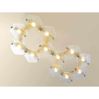 Бра - настенная лампа Patinas Lighting HEXXA WALL LIGHT 12 OL