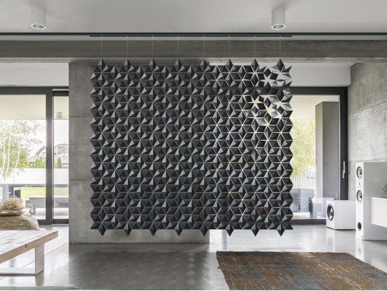 Перегородки bloomming FACET Hanging Room Divider 272x236cm
