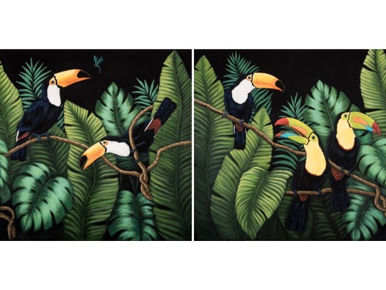 Картина NOVOCUADRO ART COMPANY Tucan I &amp; II