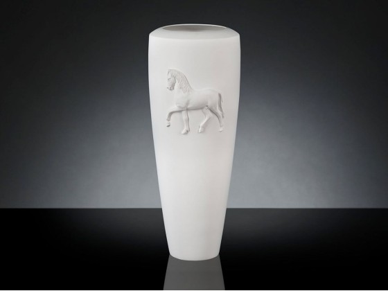 Ваза VGnewtrend OBICE HORSE RELIEF