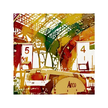 Плакат ARTDESIGNBOX ESTACION DE FRANCIA FUGA 54