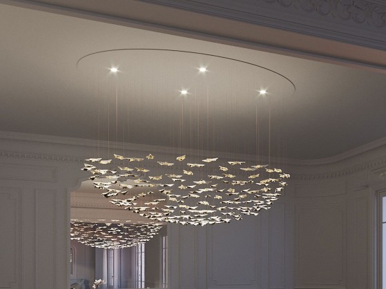 Подвесные светильники Haberdashery LEAF DOMED CANOPIES