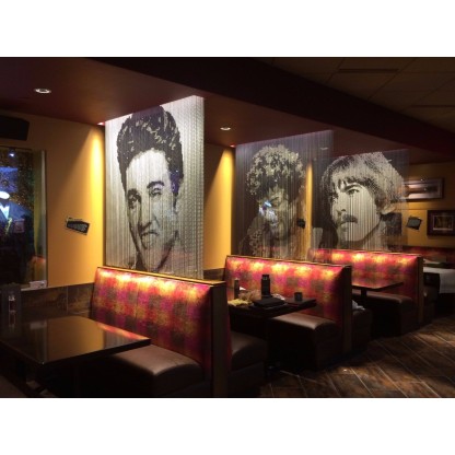 Вышитый бисером занавес Kriskadecor SPACE DIVIDER WITH IMAGES